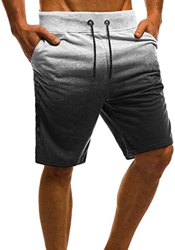 אימון חדר כושר לגברים של Niuqi לגברים מכנסי מכנסיים קצרים משקל קלים מכנסיים קצרים עם כיס עם כיס