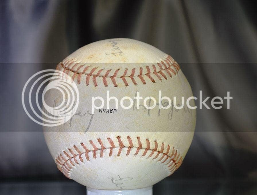 רוי מאפי D.69 JSA חתום 4 פעמים חתימה מאומתת בייסבול - כדורי בייסד חתימה