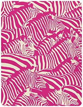 Alaza Pink Zebra Print Print Sheet Crib Shievit