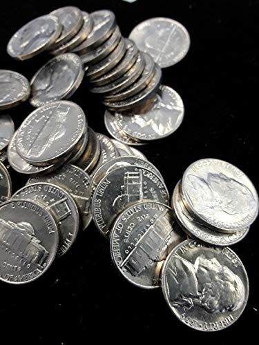 1959 ד 'שלם רול ג'פרסון ניקלס - Gem Bu - מקורי - מבריק ללא סירוגין - Mint State Mint Mint