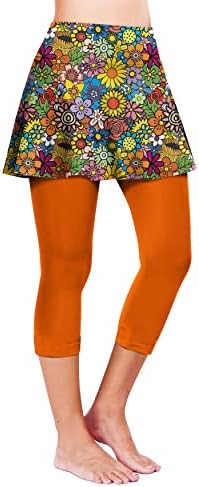 טניס msacrh חצאית חצאית עם כיסים לנשים חצאיות גולף סורטס עם חותלות קאפרי ליוגה אתלטי מזדמן
