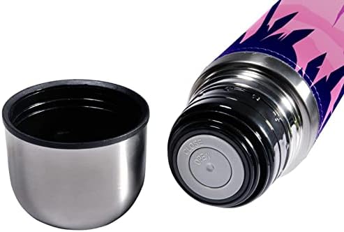 SDFSDFSD 17 גרם ואקום מבודד נירוסטה בקבוק מים ספורט קפה ספל ספל ספל עור מקורי עטוף BPA בחינם, רקע רקע
