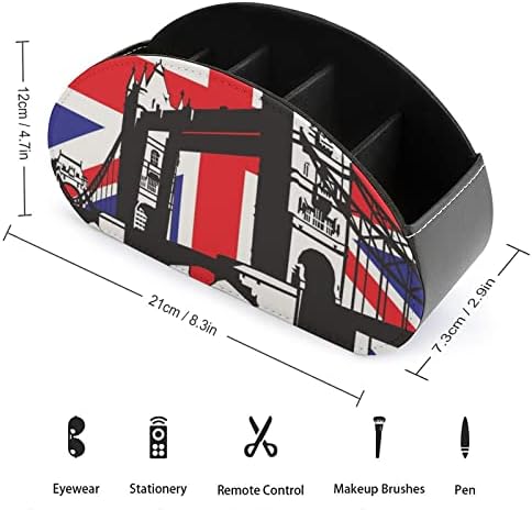 דגל בריטניה של גשר לונדון עור שלט רחוק