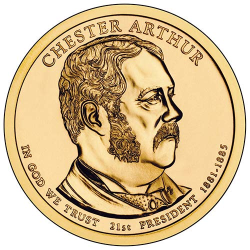 2012 D תפקיד B Bu Chester Arthur נשיאות נשיאות בחירה מנטה US Mint