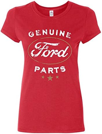 פורד מקורית חלקים חולצת טריקו לנשים במצוקה לוגו פורד כותנה טי