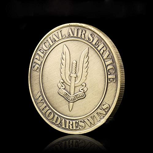 הצבא הבריטי SAS צלף מטבע זיכרון ברונזה שמעז זוכה בשירות אוויר מיוחד אתגר צבאי מתנות אספנות מתנות
