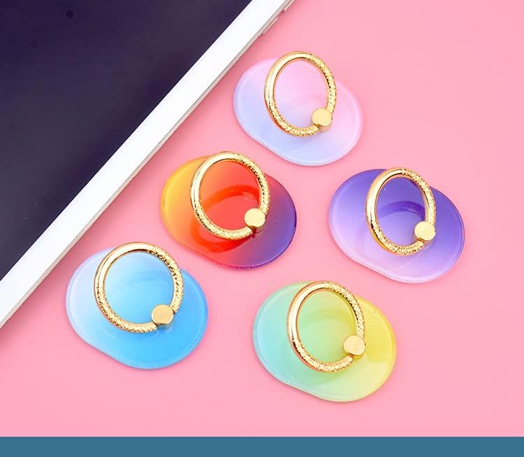 צבעוני צבעוני צבעוני טלפון סלולרי מחזיק טבעת שיש/לב/שיפוע/מתכת בעיטה אחיז