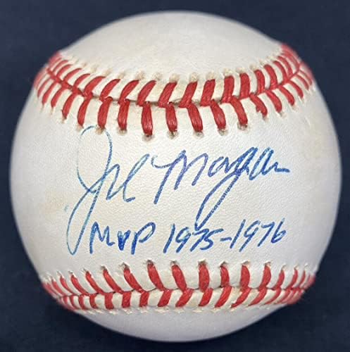 ג'ו מורגן 1975-1976 MVP חתום בייסבול JSA - כדורי חתימה