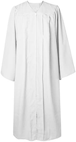 בוגר מקהלה חלוק למבוגרים כמורה טבילת כנסיית כומר דוכן גלימות מטיפים אישור חלוק יוניסקס אדום / לבן