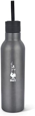 Bialetti-בקבוק מים מפלדת אל חלד 17oz: מבודד ואקום שכבה כפול, שומר על שתייה קר במשך 24 שעות וחם במשך