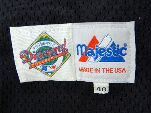 1997-99 יוסטון אסטרוס משחק ריק הונפק תרגול חבטות שחור ג'רזי 48 357 - משחק משומש גופיות MLB